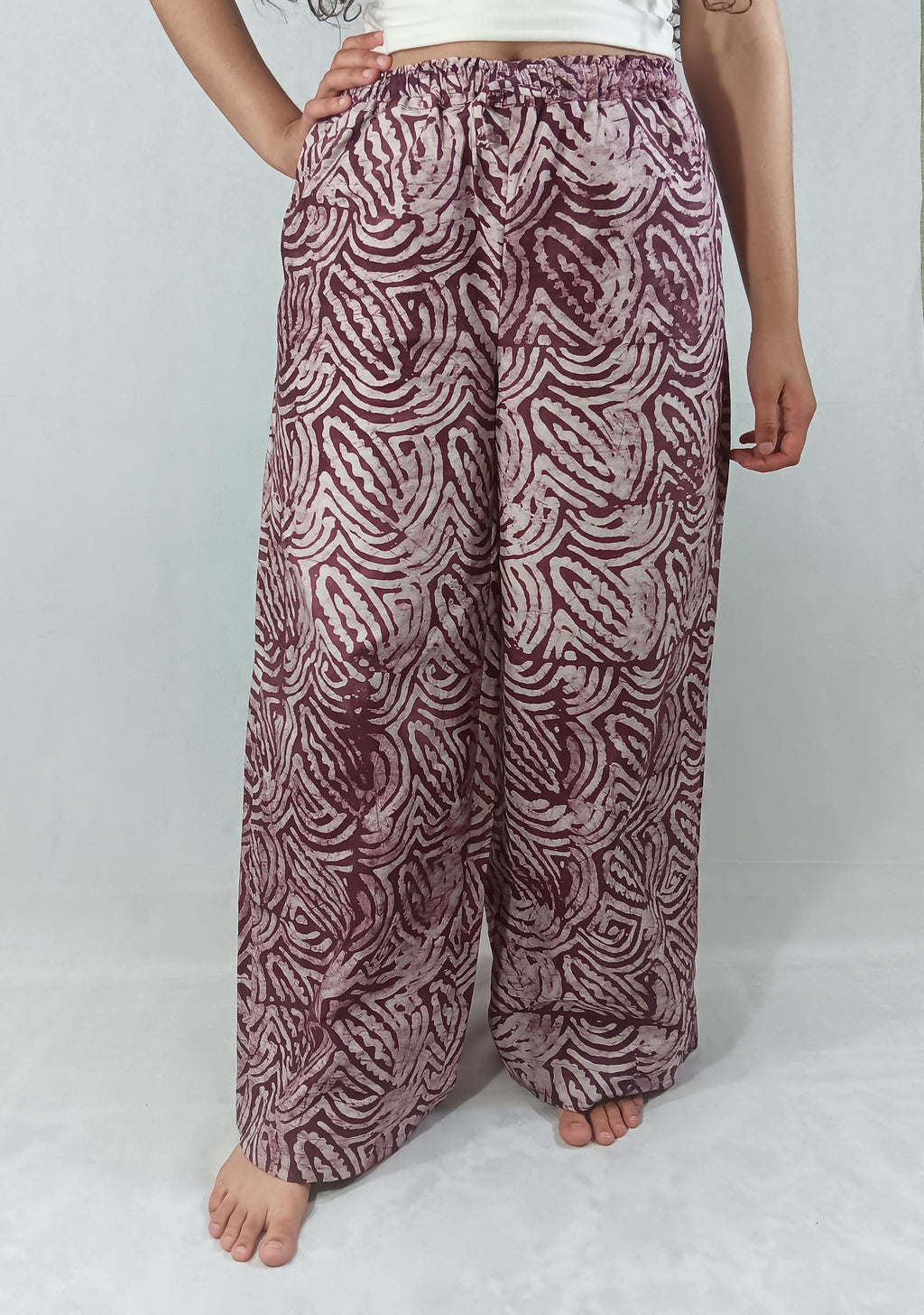 Wave Wide-leg Pants