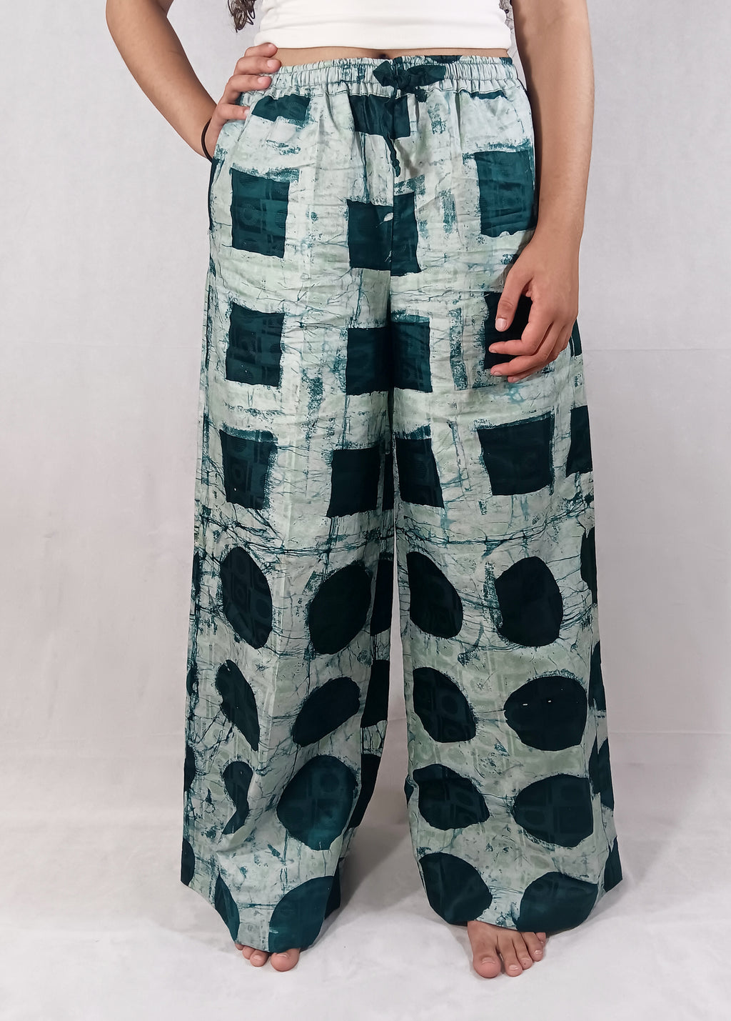 Adire wide-Leg Pants