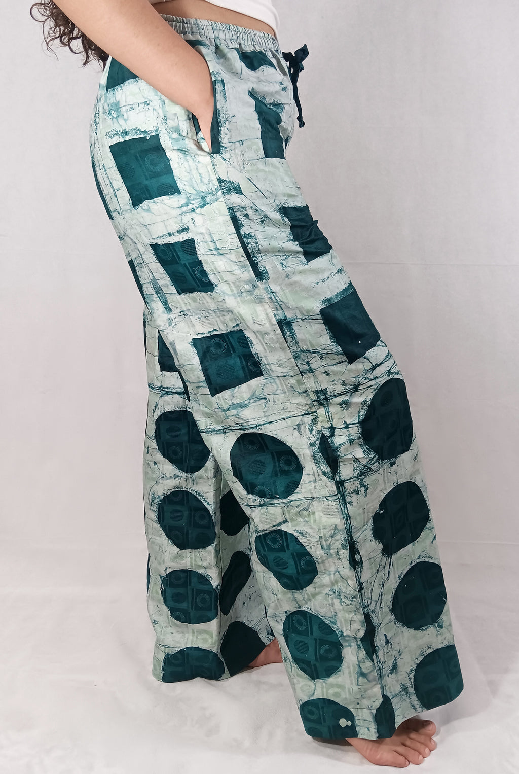 Adire wide-Leg Pants