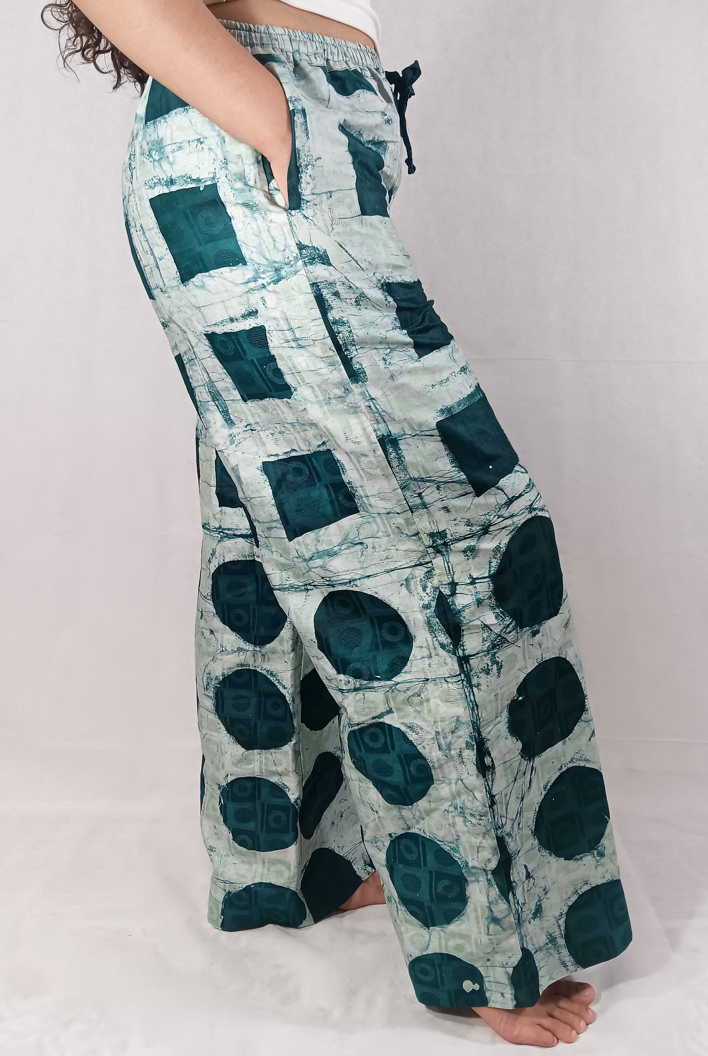 Adire wide-Leg Pants